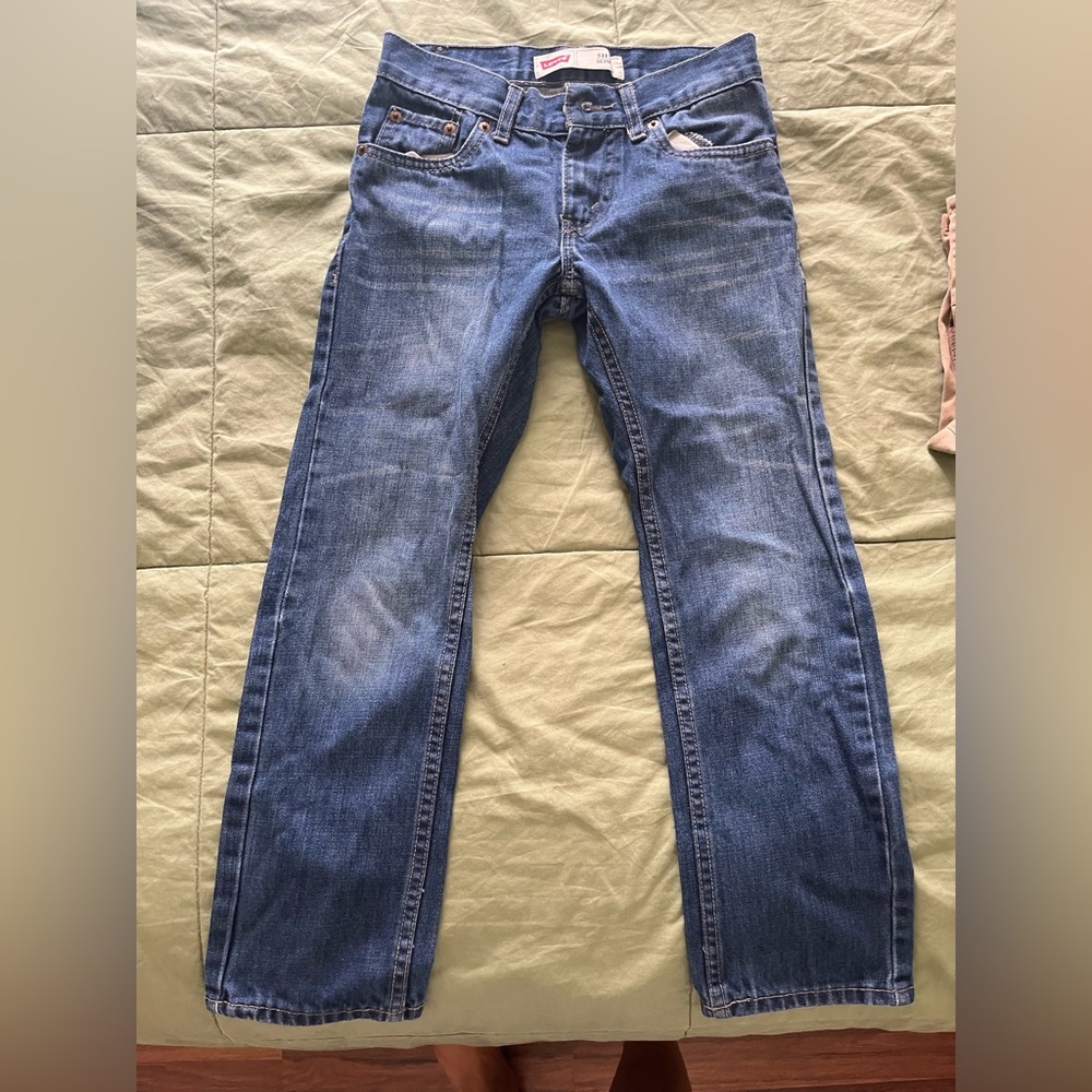Boys Levi jeans and sweater bundle